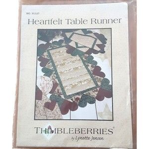 Thimbleberries Heartfelt Table Runner quilt pattern by Lynette Jensen